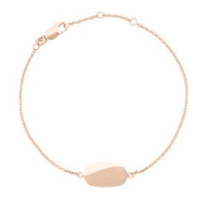 NWT Kendra Scott 18k Rose Gold Sterling Silver Elaina Bracelet